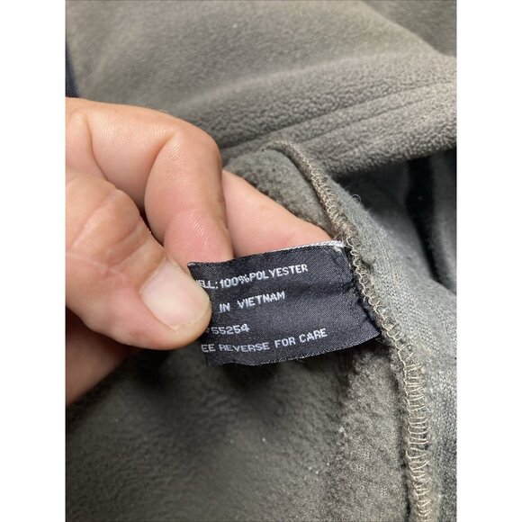 Champion Fleece Jacket Men’s Size XL Green Long Sleeve Full Zip - Picture 8 of 13